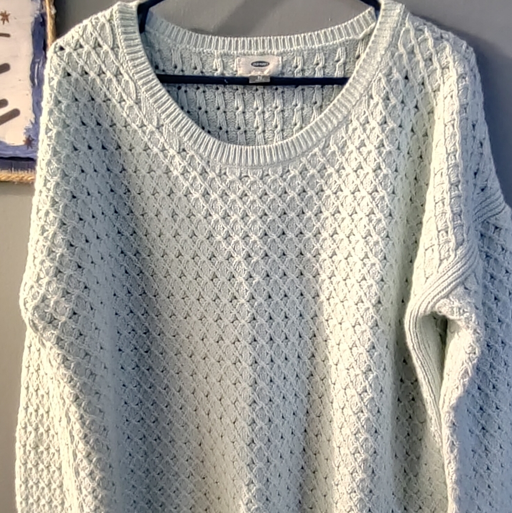 Teal sweater from Old Navy